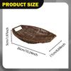Bread Basket Fruit Woven Look Suitable for Decor Bedroom Pool