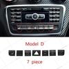 Air Conditioner Button Stickers for Mercedes Benz GLA X156 CLA C117 A Class B Class W176 2013-2017 Car Interior Accessories