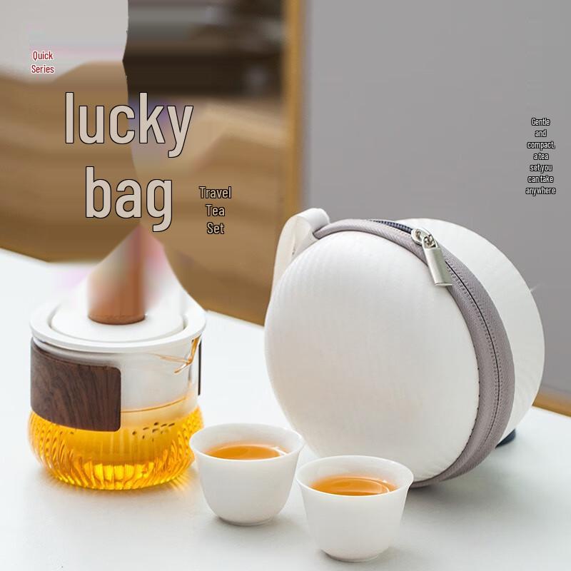 

Portable Ceramic Kung Fu Travel Tea Set