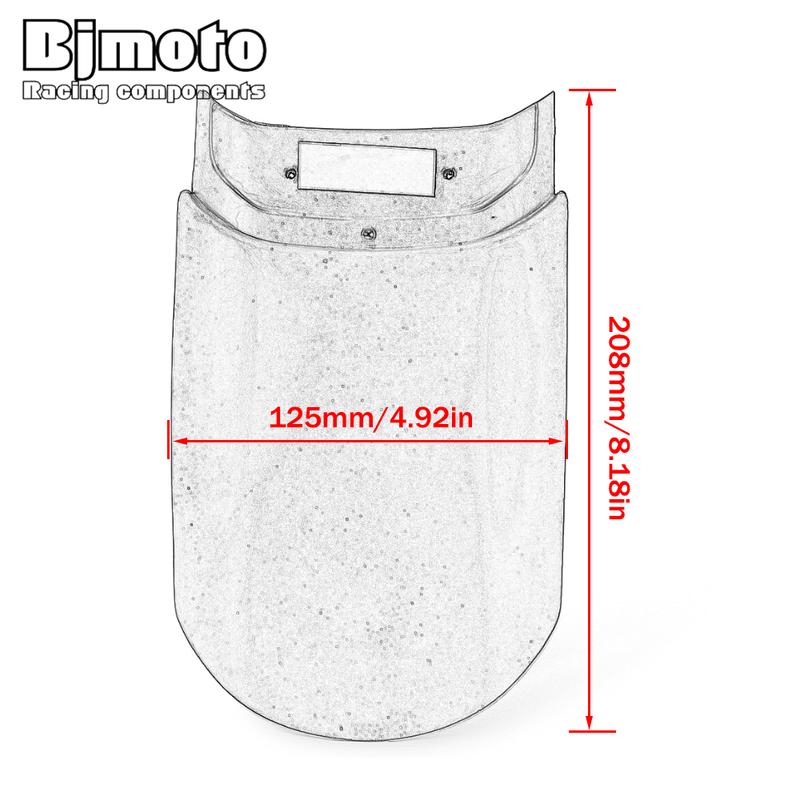 Motorcycle Front Mudguard Fender Extender For K-TM D-UKE 125 250 200 390 V2 2017 2018 2019 2020-2023 DUKE200 DUKE390 RC200