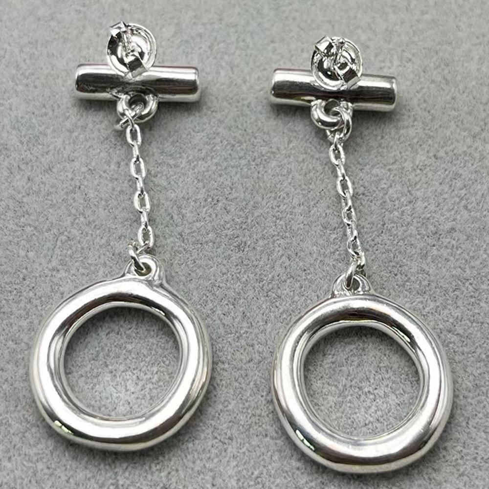 2026 new hot selling simple and fashionable tassel hollow earrings, suitable for casual and fashionable matching