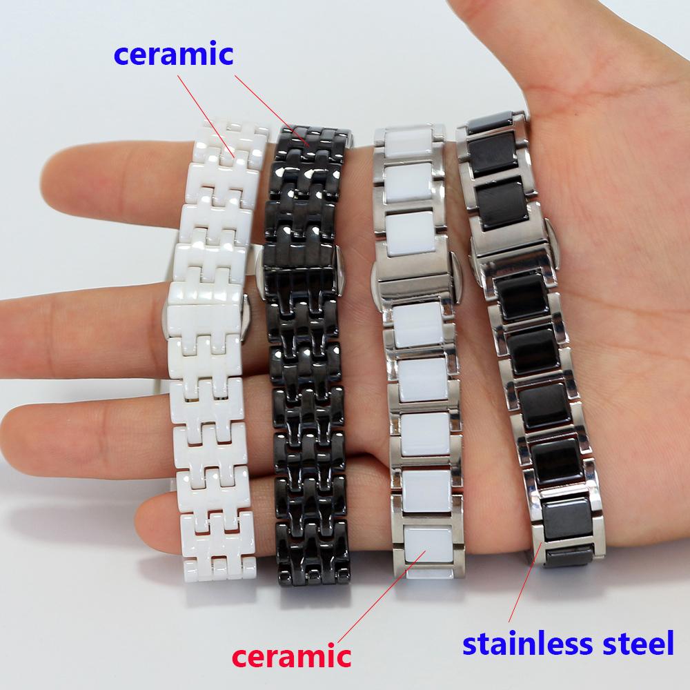 Ceramic Watchband for Xiaomi Smart Band 9 Strap Stainless Steel Bracelet Mi Band 8/9/10 Smartwatch Wristband Replacement for Man