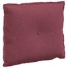 Back Cushion Burgundy Red 60 x 19 x 50 cm Fabric