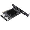 PCIe to Serial ATA Card 6Gbps PCI Express 4X to 2 Port MiniSAS SFF 8087 and 1 Port Serial ATA 3.0 Expansion Card for