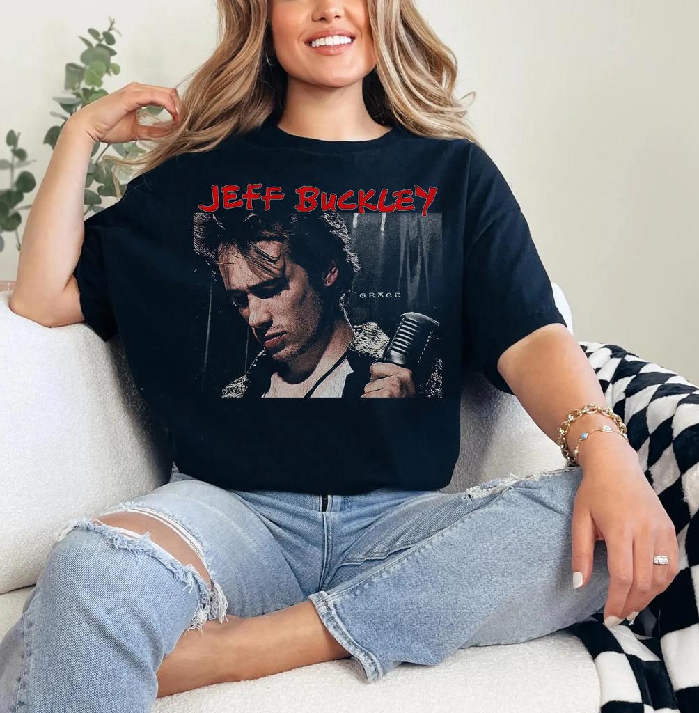 Jeff Buckley Tshirts Jeff Buckley Grace Tshirt Merchandise Jeff Buckley Guitarist Tshirts Unisexs Gifts Womens Gifts