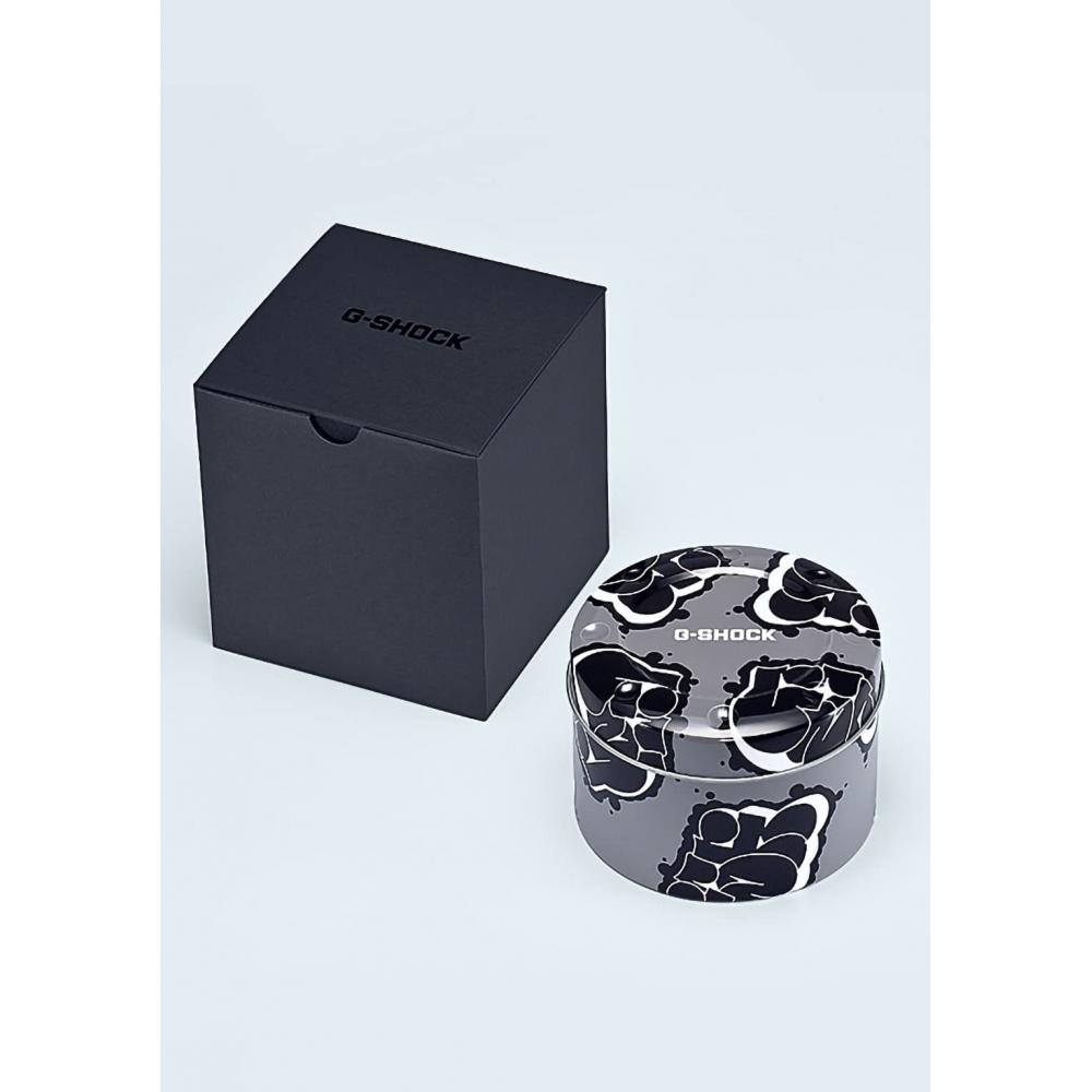 [Casio] G-Shock Watch Metal Case Screw Back Street Spirit Series DW-5000SS-1JR Men's Black Matte Skeleton