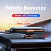 1Pc Car Safety Hammer Auto Emergency Glass Breaker Durable Aluminum Alloy Seat Belt Cutter With Keychain Fit for All Vehicles