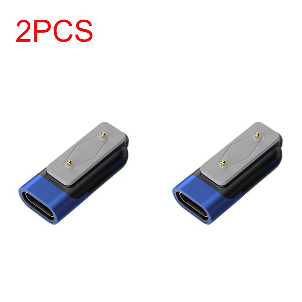 För Samsung Galaxy Fit 3 Smartklocka Laddare Adapter Anslutning USB C 90° Magnetisk Laddningsadapter för Huawei Watch Fit 3 2