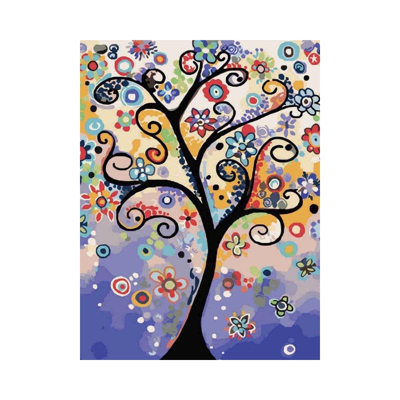Diamond Painting Tree Landscape Full Circle Landscape Picture Rhinestone Mosaic Floral Home Decor