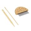 Weaving Loom Comb Professional Wooden Loom Comb Big Eye Needle 4mm Crochet Needle Set for Making DIY Crafts Tool