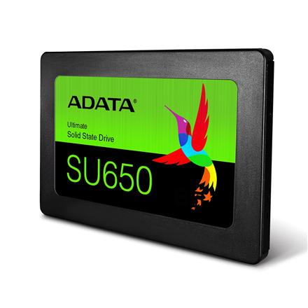 ADATA | Ultimate SU650 | 256GB | SSD-Formfaktor 2,5" | SSD-Schnittstelle SATA 6Gb/s | Lesegeschwindigkeit 520 MB/s | Schreibgeschwindigkeit 450 MB/s