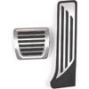 TOYCIDFG Pedals Cover Set Non-Slip Accelerator and Brake Pedals Cover Compatible with Alfa Romeo Giulia Stelvio 2017-2021 and Maserati Grecale, Car