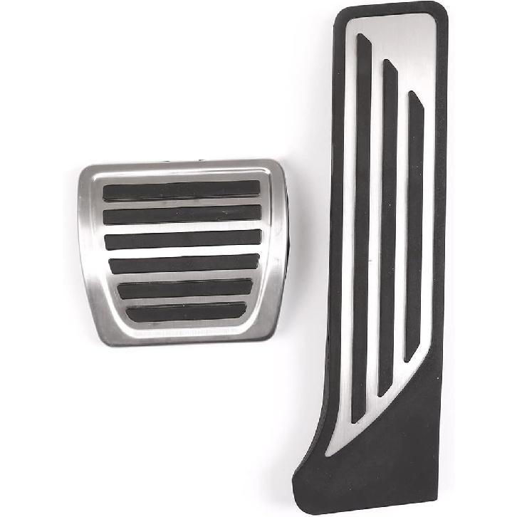 TOYCIDFG Pedals Cover Set Non-Slip Accelerator and Brake Pedals Cover Compatible with Alfa Romeo Giulia Stelvio 2017-2021 and Maserati Grecale, Car
