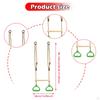 Trapeze Swing Bar Hanging Rings for Indoor Outdoor Use Fitness Home Gym