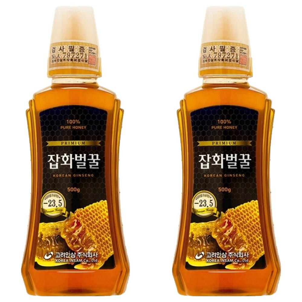 Korean Ginseng Mixed Flower Honey 500g 2 pcs