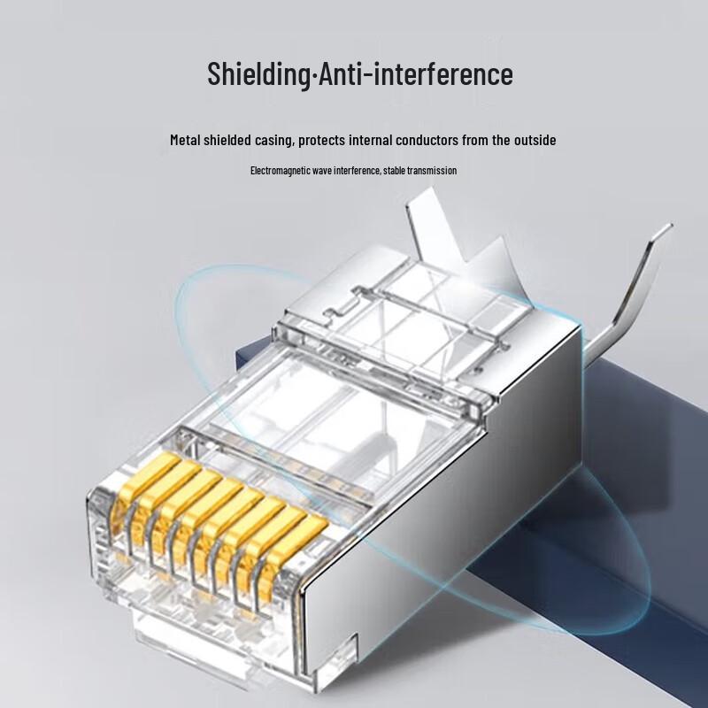 Ugreen Cat6a RJ45 Shielded Gold-Plated Ethernet Connectors