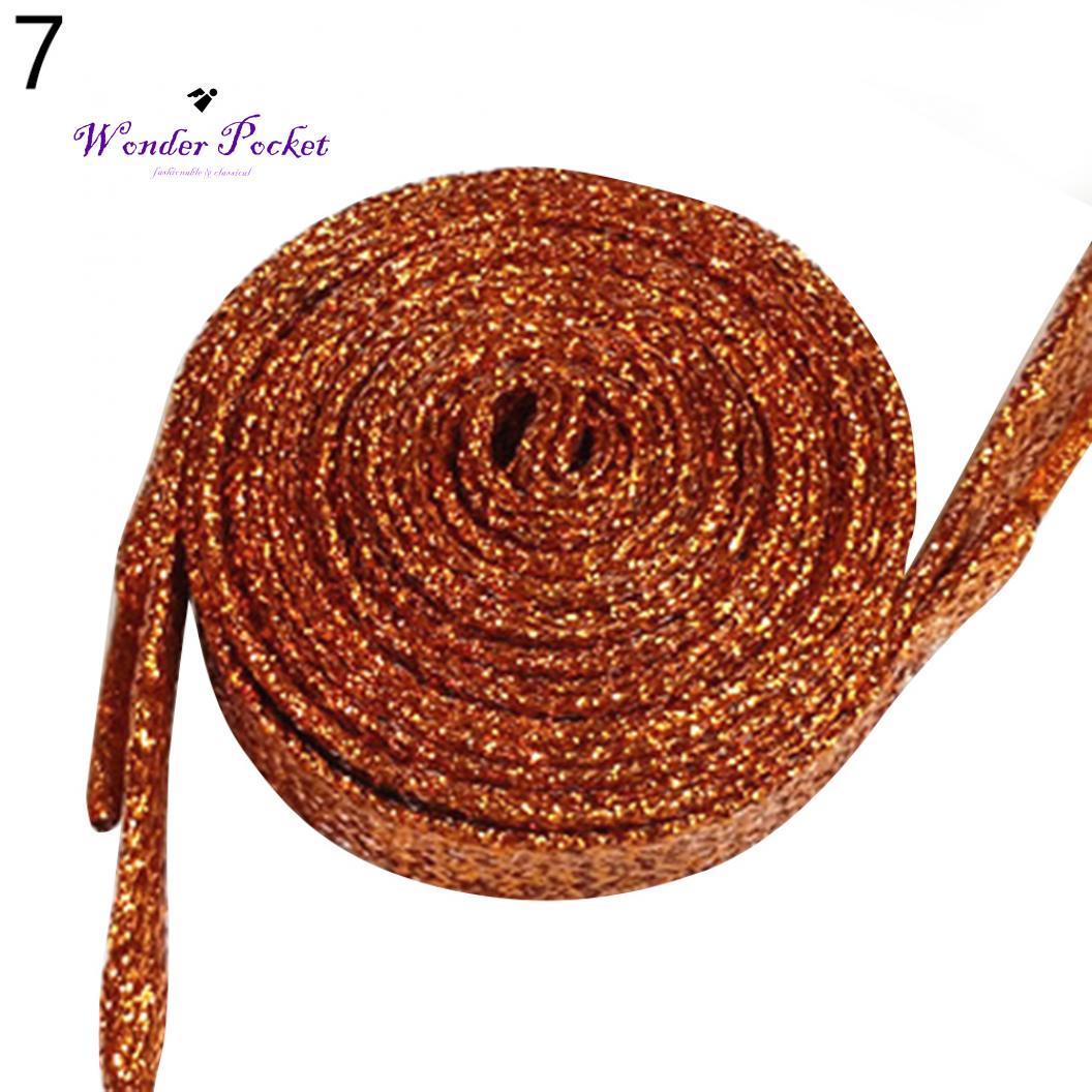 

Блестящие шнурки на кроссовки оранжевый