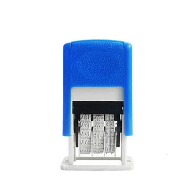 Fournitures Tampons Auto-encrants 4mm Tampons Auto-encrants DIY Tampon Poignée à Retour d'Encre Automatique Tampon Roue de Date Tampons Dateurs