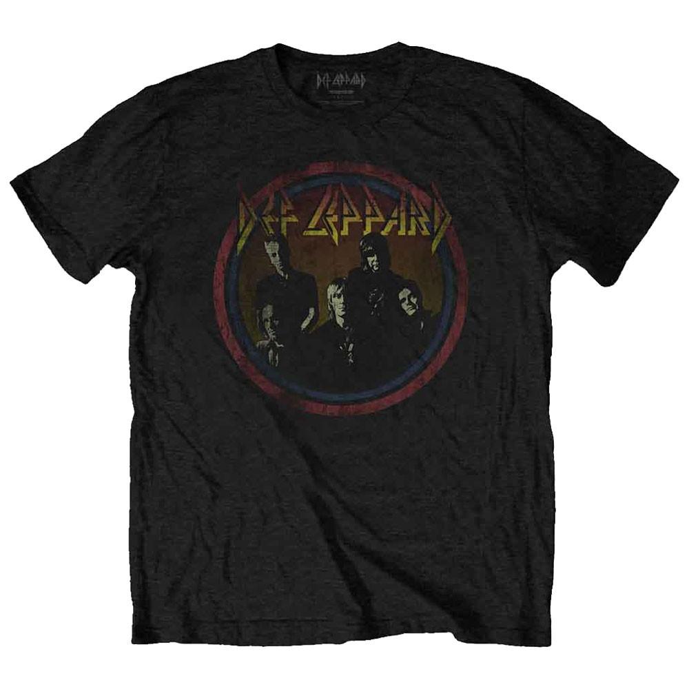 Def Leppard Vintage Circle Logo T Unisex T-Shirt XXXXL