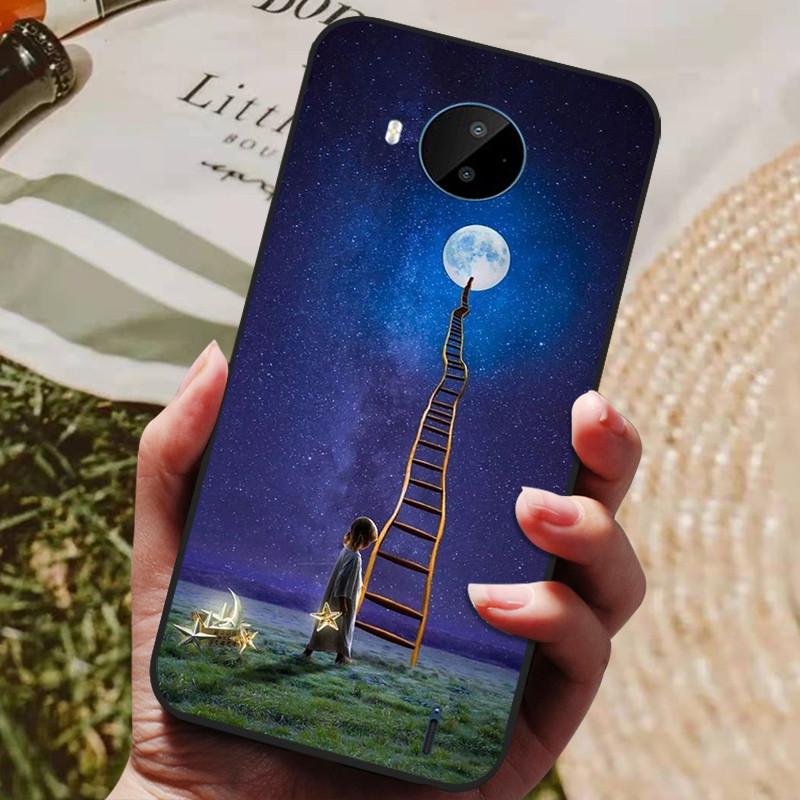 For Nokia C20 Case Soft TPU Silicone Cartoon Back Cover for Nokia C20 Plus Phone Cases TPU Black Bumper for NokiaC20 C 20 Plus