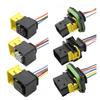 6 7 8 10Pin AMP TE Auto/Energy Sheath Electronic Connector Wiring Harness Plug 1-1418479-1 1564516 1-1703820-1(Yellow)