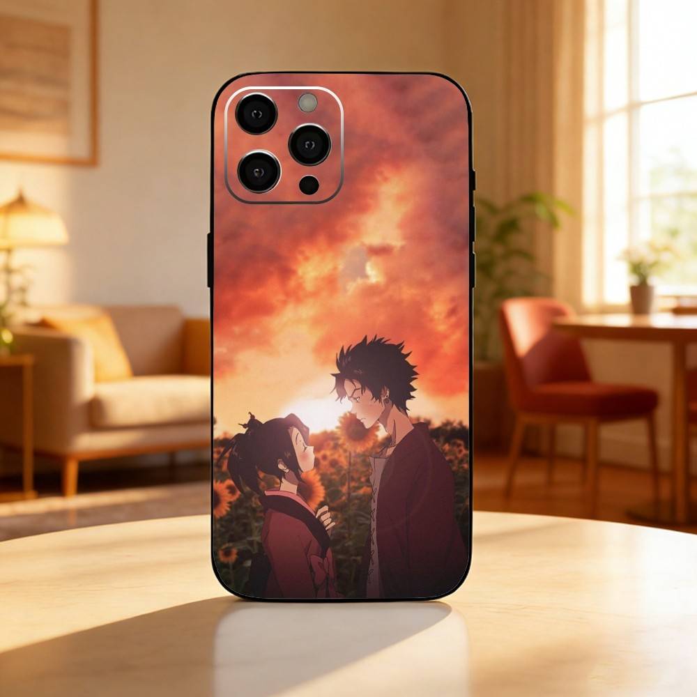 Anime S-Samurai C-Champloo Phone Case For iPhone17,16,15,14,13,12 Plus,Max Soft Silicone Black Cover