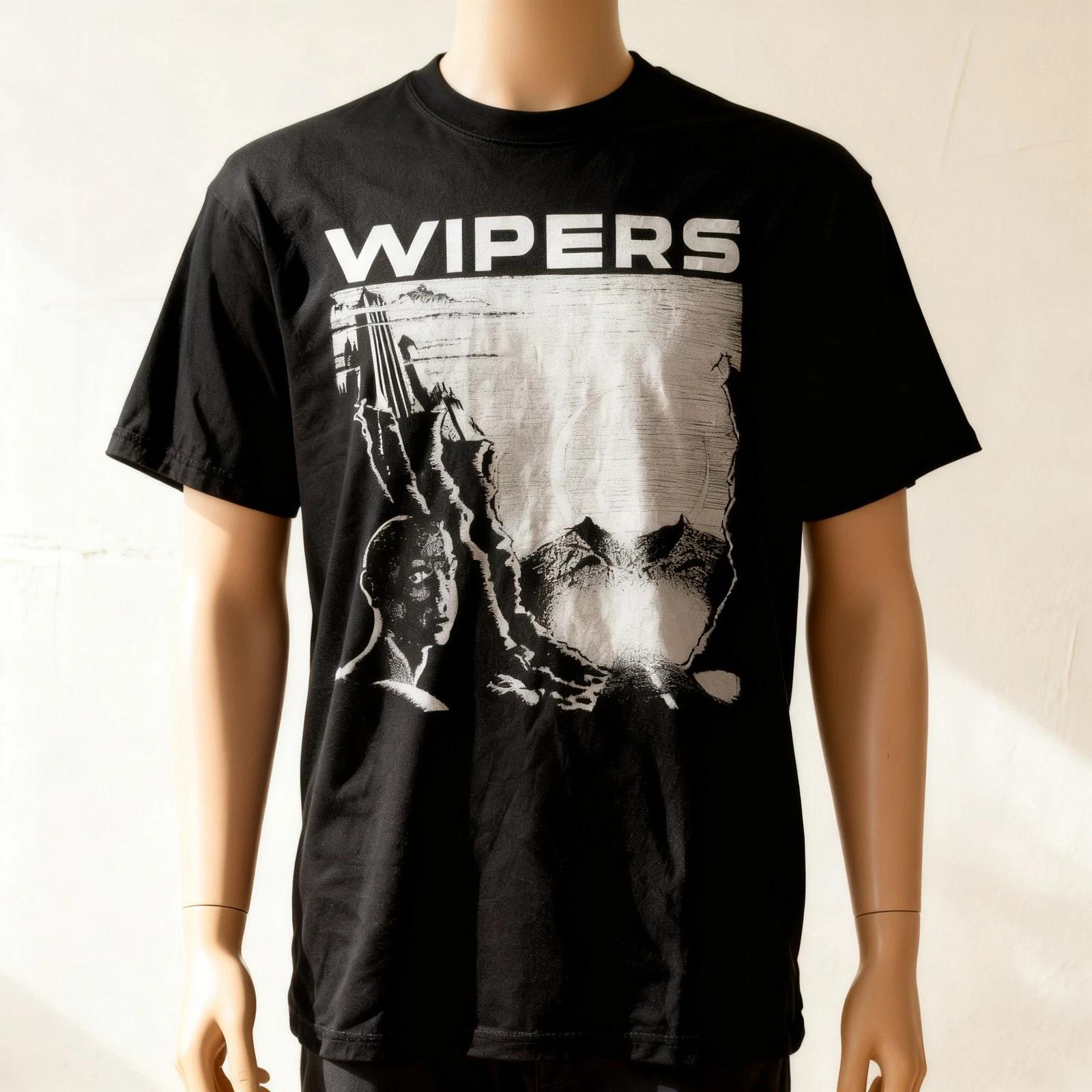 Alien Boy Wipers Band Black T-Shirt Cotton Full Size Unisex M
