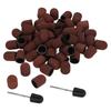50 Pieces Set Replacement Bands Nail Drill Bits 80# Grit Nail Grinding Heads  For Manicures