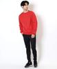 Sweatshirt XXL Red Sweat Top Brand Long Sleeve Crew Neck Plain One Point Fleece Lined Oversize Loose Big Silhouette Unisex Autumn Clothes Winter