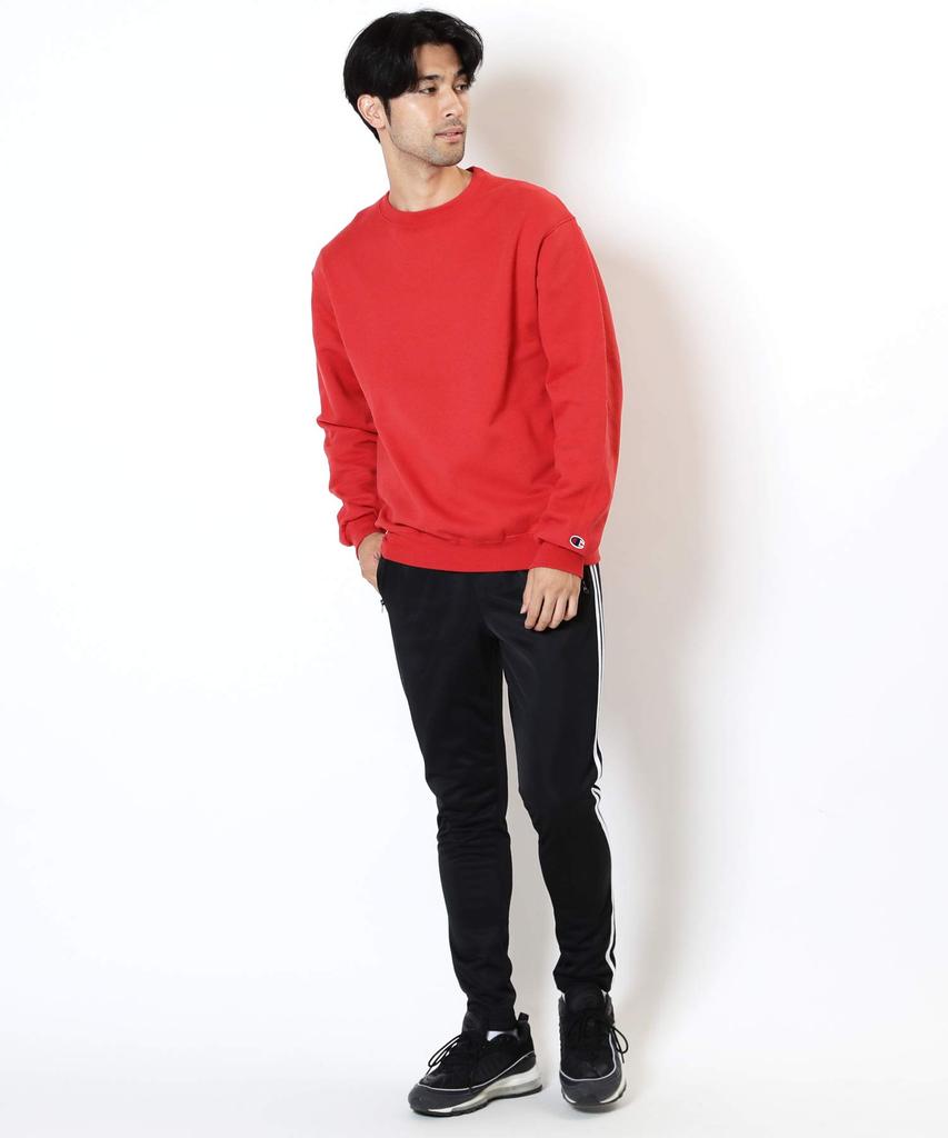 Sweatshirt XXL Red Sweat Top Brand Long Sleeve Crew Neck Plain One Point Fleece Lined Oversize Loose Big Silhouette Unisex Autumn Clothes Winter