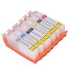 6PCS Ink Cartridge Replacement Refill Inkjet Box Printer Accessories for PIXMA MG5720