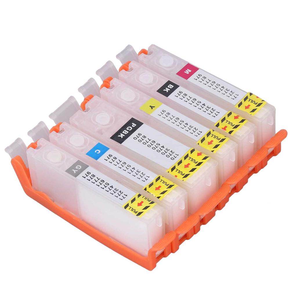 6PCS Ink Cartridge Replacement Refill Inkjet Box Printer Accessories for PIXMA MG5720