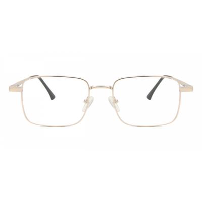 Full Rim Rectangle Matte Gold Smartbuy Collection Morph Mc93 Fashion Unisex Eyeglasses