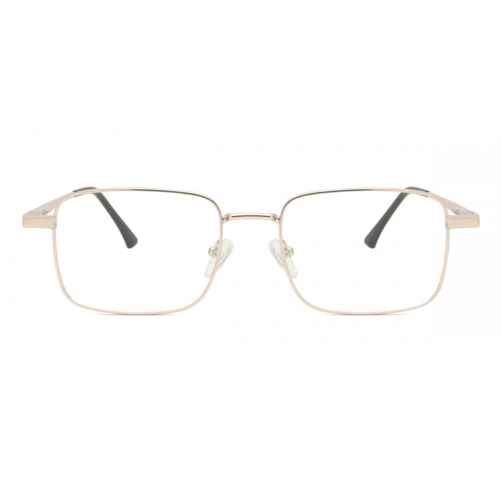Full Rim Rectangle Matte Gold Smartbuy Collection Morph Mc93 Fashion Unisex Eyeglasses