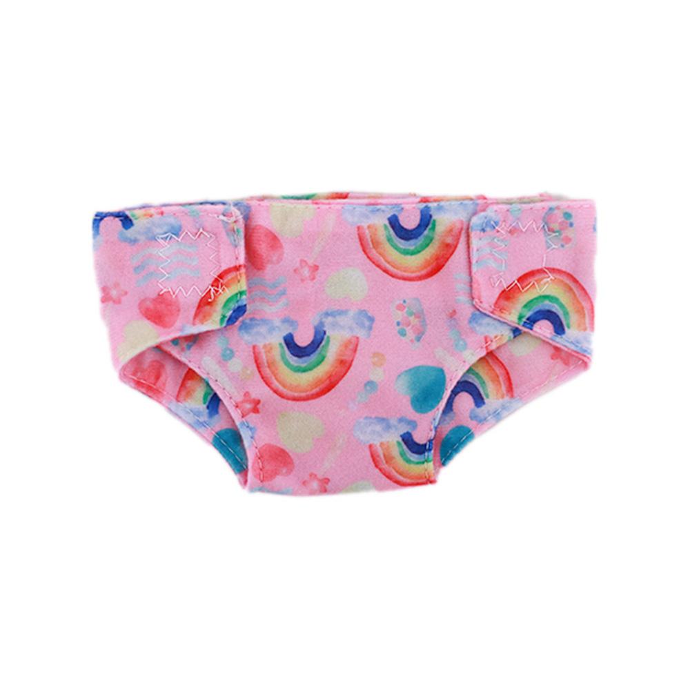 

Кукольные подгузники Милое нижнее белье Принт животные фрукты Для 18-дюймовой американской куклы девочки и 43 см, Аксессуары для кукольной одежды