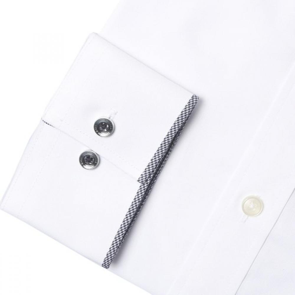 Countess Mara Cotton Blend Combi Color Cuff Point Business Shirt Cdc3b13010a007g