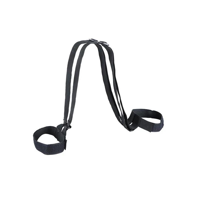 

Универсальные ремни для рюкзака для скейтборда Прочные регулируемые ремни для сноуборда Longboard чёрный