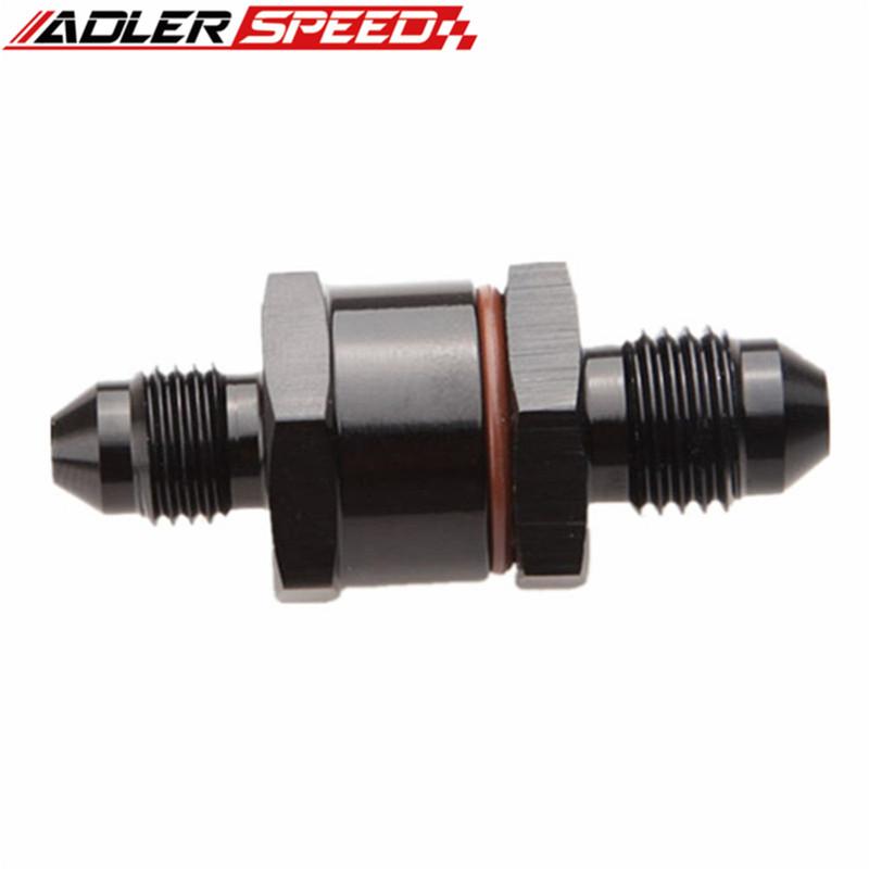 A+ ADLERSPEED AN3 AN4 AN6 AN8 Male To 3AN 4AN 6AN 8AN Male High Flow Turbo Oil Feed Line Filter 80 Micron Black/Silver/Red/Blue