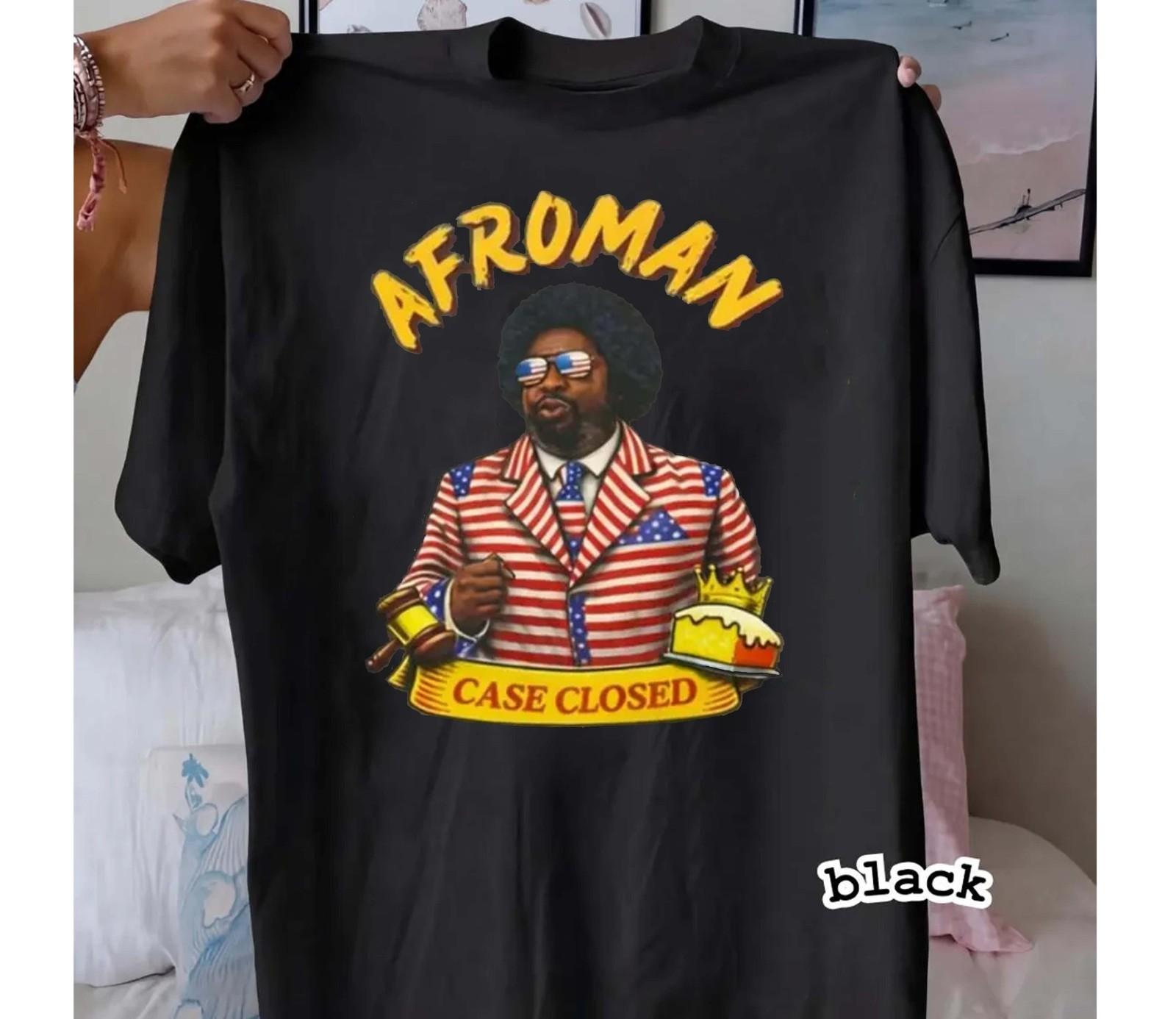 YOUTH Adult Afroman Case Closed T-Shirt, Lemon Pound Cake Free Speech Tee M