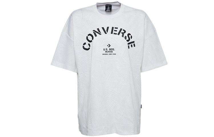 Converse Drop Shoulder Sleeve T Shirt Women s White 10008467-A04 M