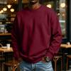 Men's Casual Long Sleeve Lined Sweatshirt for Outdoor Sports and Everyday Wear