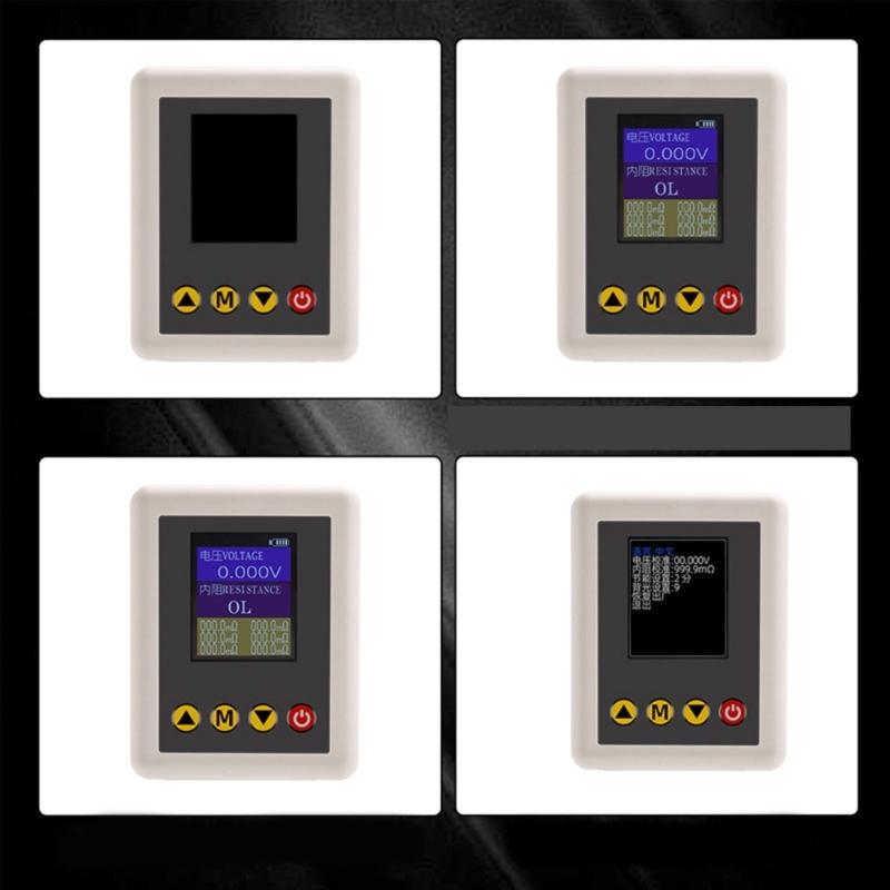 Upgrades Digital Ohm Meter with Kelvin Clip Adjustable Voltages Measurement High Accuracy Voltages & Resistance Tester