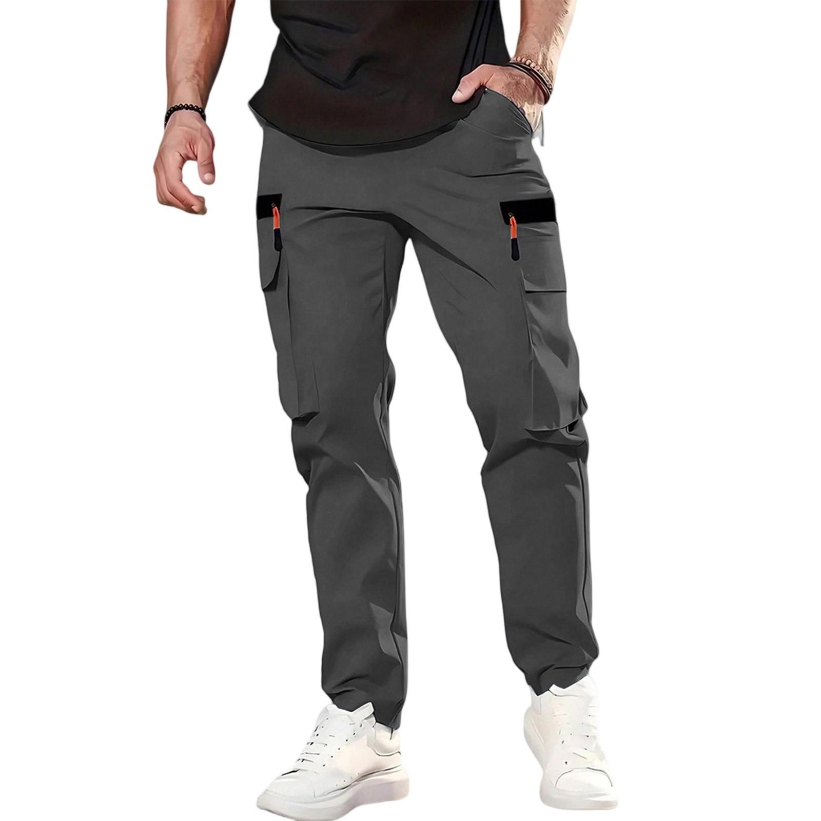 

Мужские спортивные повседневные брюки для бега, легкие походные рабочие брюки, уличные брюки L