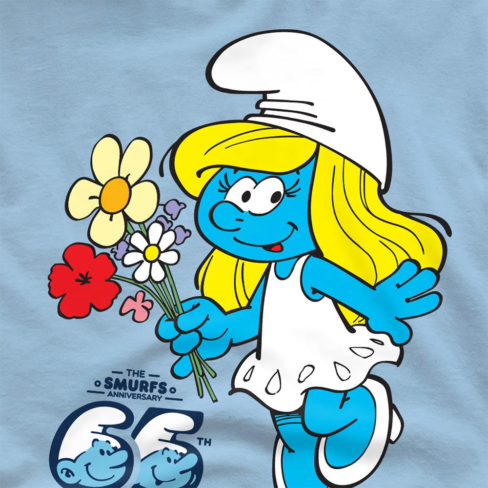 The Smurfs Unisex Adult Smurfette Anniversary T-Shirt