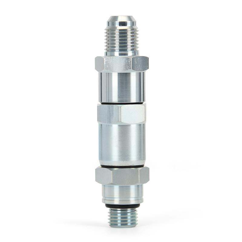 Fuel Check Valve Regulator 23535129 For Detroit Diesel Series 60 14.0L Engine M14x1.5 Male X 5/8-18 Pipe