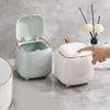 New Pressing Mini Desktop Trash Can Light Luxury Double-Layer Coffee Table Bomb Cover Small Trash Can Storage Bucket Wastebasket