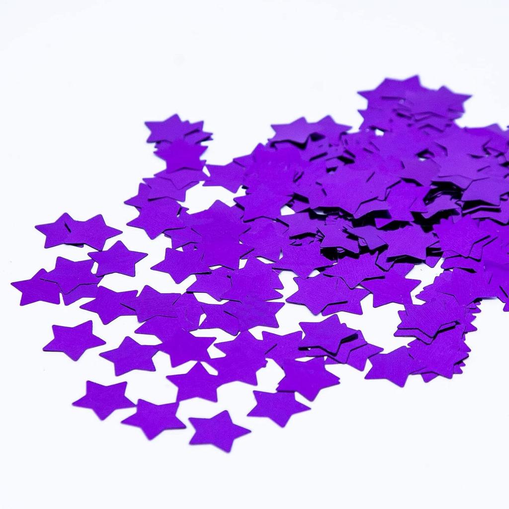 Purple Foil Confetti,Round Dots Glitter Table Confetti,Sparkling for Party Decorations(1.76 OZ)