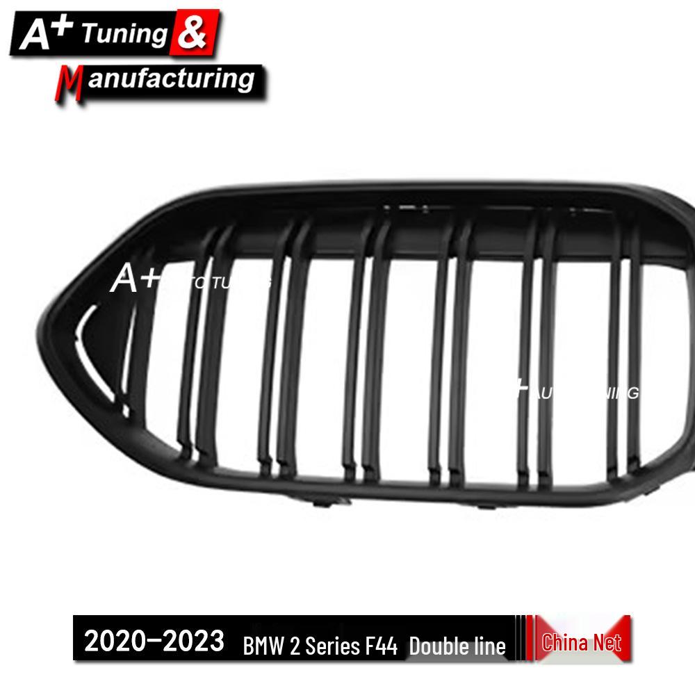 Matte Black Double-Line Grille for 2020-2023 BMW 2 Series F44