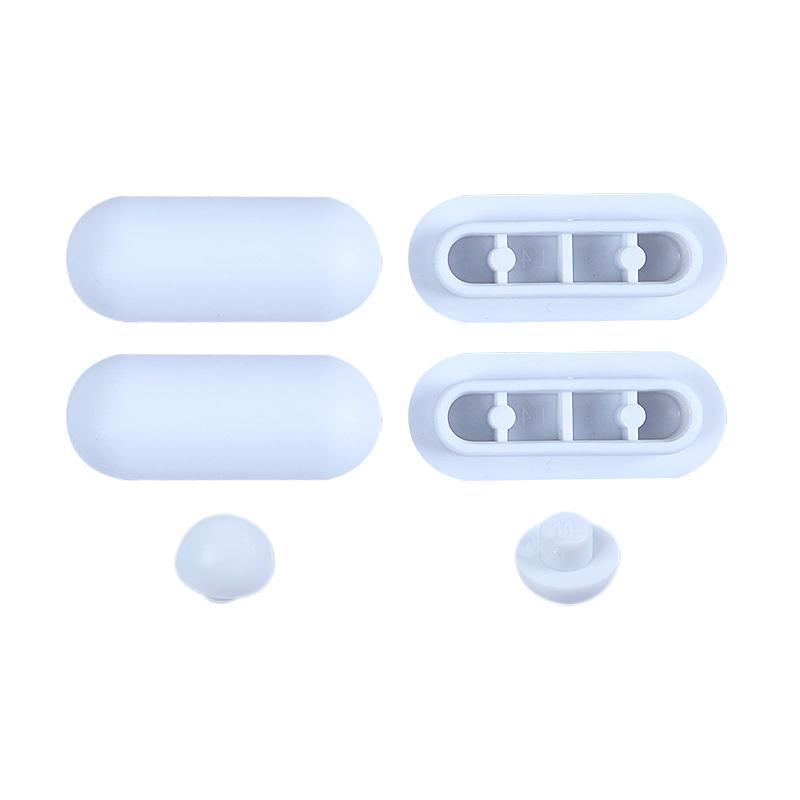 6/4/2pc Toilet Seat Bumper Toilet Noise Dampening Bumpers Toilet Seat Mute Replacement Cushioning Pad Gasket Bathroom Home Hotel