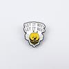 Creative Cartoon Bee Brooch – Cute Insect with English Quote, Heart Personality Badge, Accessory for Backpack Decoration